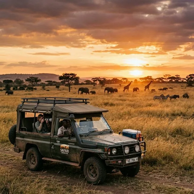 Safari hunting in Zambia
